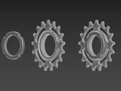gear sprocket 3D model