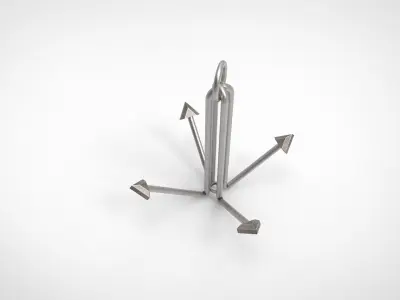 Grapnel Anchor 3D model