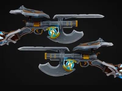 ALL IN ONE - Weapon Master Low-poly 3D model