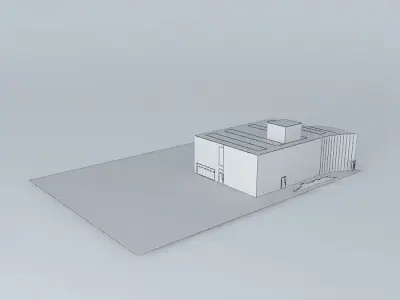 Small Industrial Laboratory Free 3D model