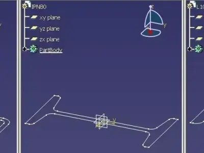 Tutorial Adding beam profiles in CATIAs catalog tutorial file... Free 3D model