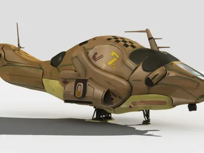 Ai Spaceship 3D model