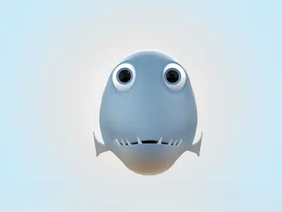 Piranha 3D model