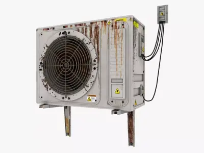 industrial air conditioner 3D model