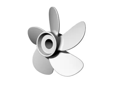 5 Blade Propeller 3D model