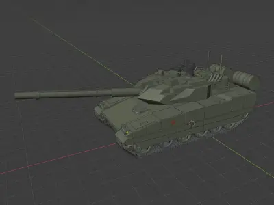 ZTQ-15 Light Tank  3D model