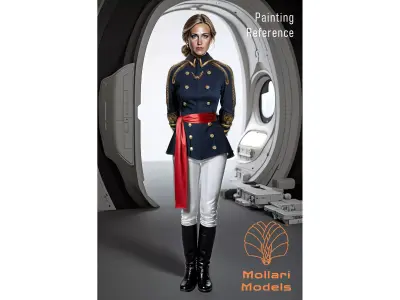 Colonel Wilma Dress Uniform - Buck Rogers in the 25th Century  3D print model