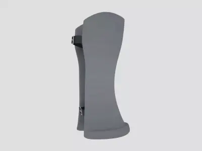 Knight Armor Greaves 3D Model Low-poly 3D model