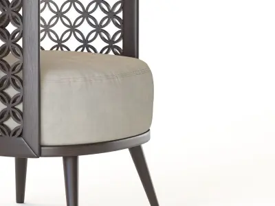 ARABESQUE MODERN HIGH BACK 3D model