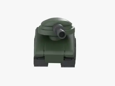 Army Tank 3D Illustration 3D model by slabdsgn
