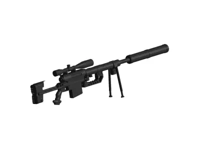 CheyTac Intervention sniper rifle 3D model