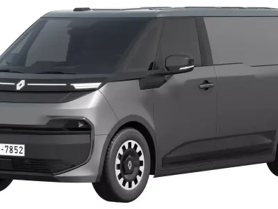 Renault Trafic E-Tech Electric Van 2026 3D model