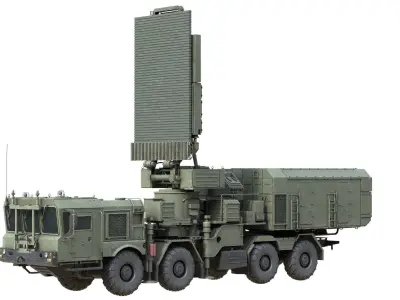 96L6 Radar CHEESE BOARD Low-poly 3D model