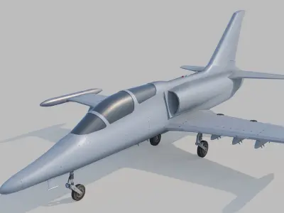 Military Aircraft  Low-poly 3D model