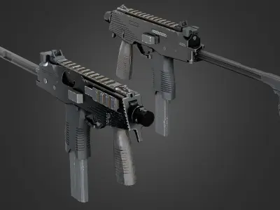 Weapons Pack 3 Low-poly 3D model