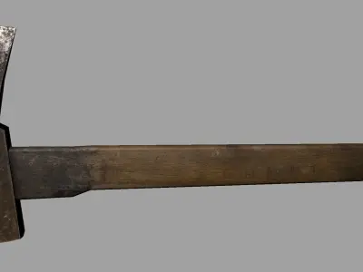 Survival Axe - Game Ready - VR AR Low-poly 3D model