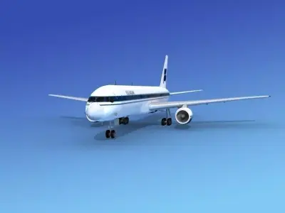 Boeing 757-200 Iceland Air 3D model