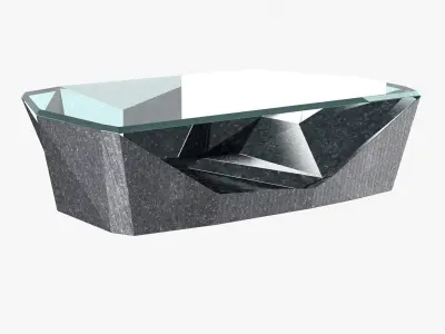 Holly Hunt SEISMIC COCKTAIL TABLE 3D model