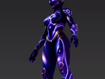 Female Gravity Pulse 3D model