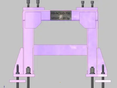 26937-Base for robot NACHI-NC510-Hight 700 3D model