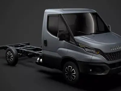 Iveco Daily Single Cab L2 Chassis 2020 3D model