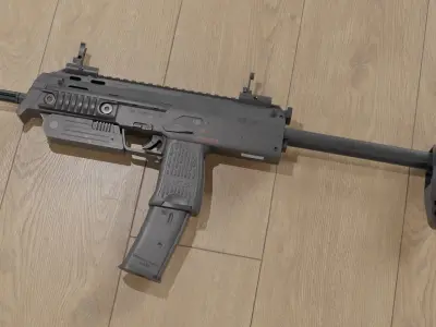 HK MP7 SMG Free low-poly 3D model