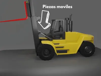 AUTOELEVADOR MONTACARGAS HYSTER 3D print model