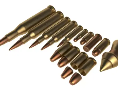 Bullets Collection 3D model