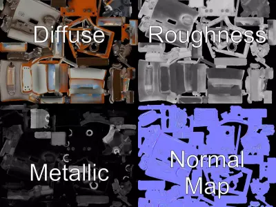 Rustic Transformer model pack Low-poly 3D model
