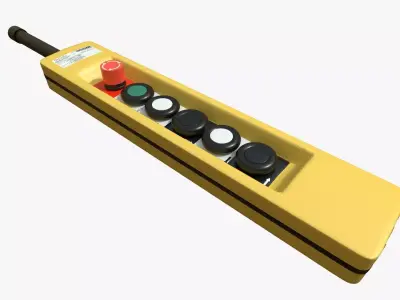 Crane Controls 3D model