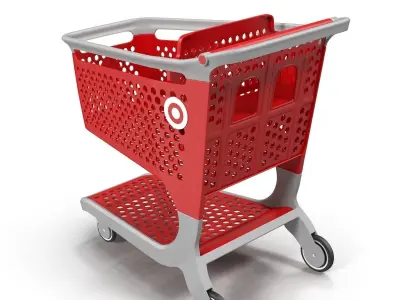 Shopping Cart 3D model 11