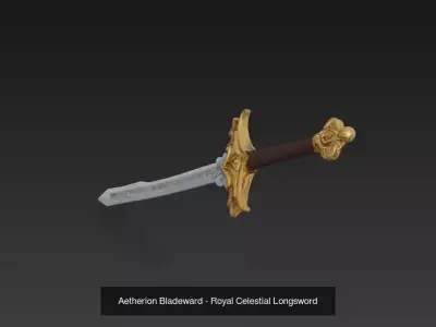 Royal Celestials - Divine Fantasy Sword Collection 3D Model Pack