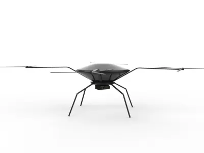 drone  Low-poly 3D model