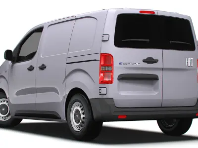 Fiat e Scudo Van L1 2024 3D model