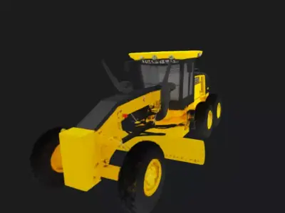 Motor Grader 3D Model 3D model purchase