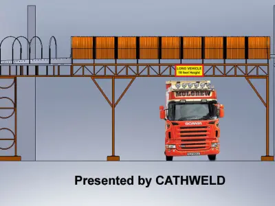 Overhead Conveyor Project Free 3D model