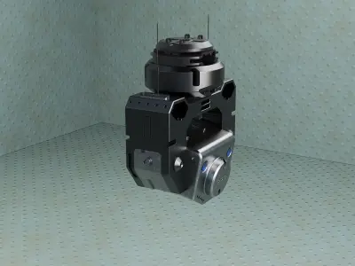 camera dron vol2 scifi planet astro 3D model
