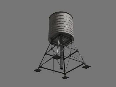 Water Tank Free 3D model