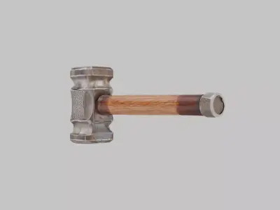 Mystic Hammer Low-poly 3D model