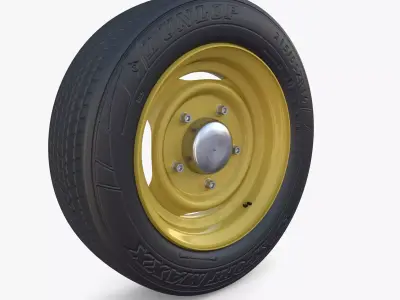 Generic 40s Van Wheel 3D model