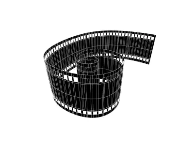 Video Film v2 001 Low-poly 3D model