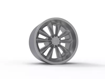 FOOSE DEUCE WHEEL 3D PRINT MODEL 3D print model