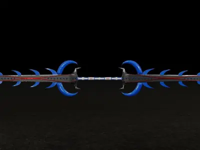 Moon Spear Low-poly 3D model