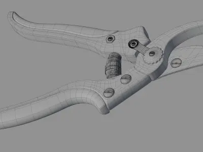 Gardening Shear 3D model 3D model
