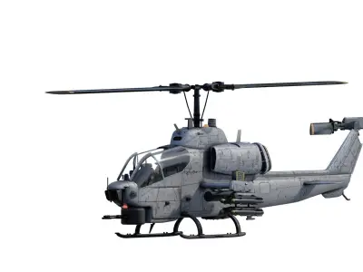 Bell AH-1 Super Cobra 3D model buy