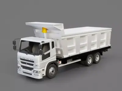 Mitsubishi Fuso Super Great Dump Truck 3D model