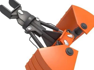 Hydraulic Grab  3D model