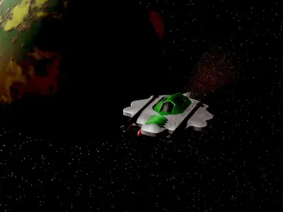 Arborec Fighter 3D model