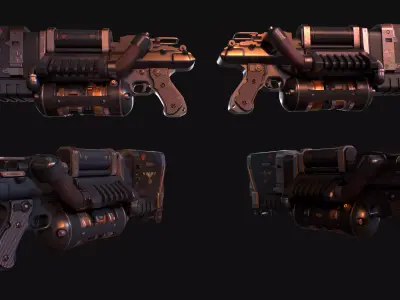 wolfentein2 laserkraftwerk Low-poly 3D model