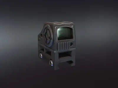 Shield CQS Low-poly 3D model